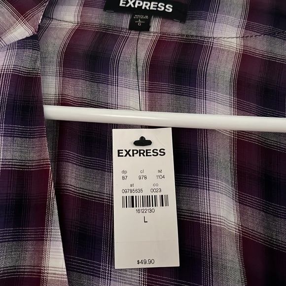 Express kimono tie in front top. - Picture 2 of 2